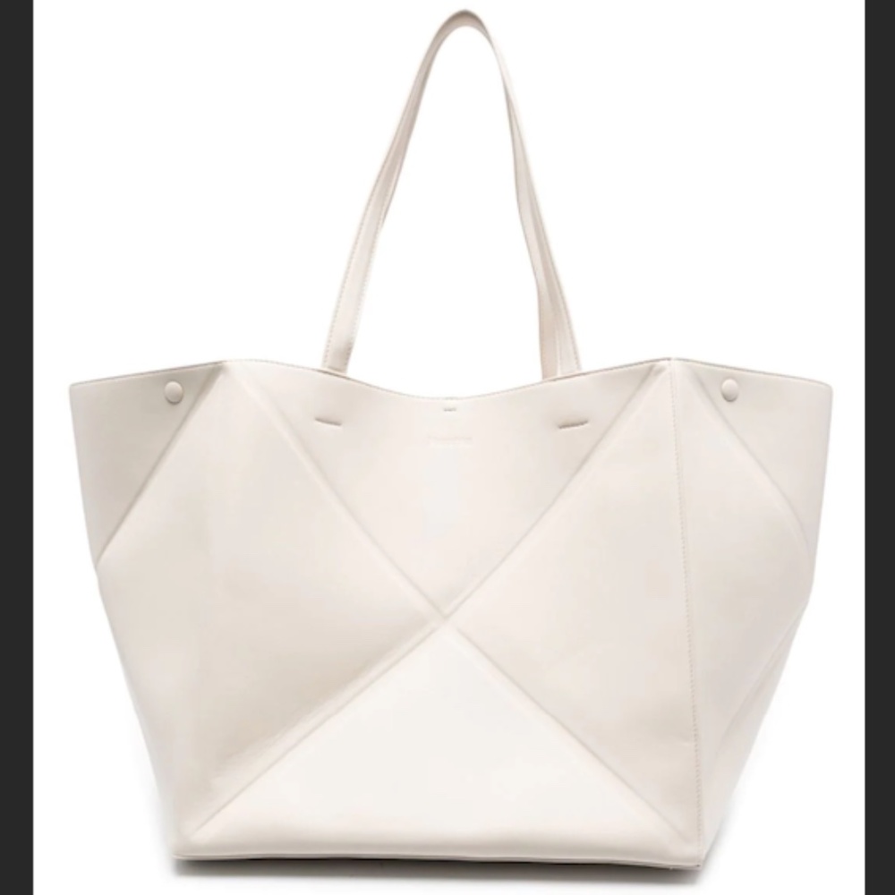 Nanushka Large The Origami Tote Bag - Cream